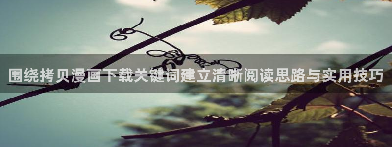 漫画网页入口:围绕拷贝漫画下载关键词建立清晰阅读思路与实用技巧